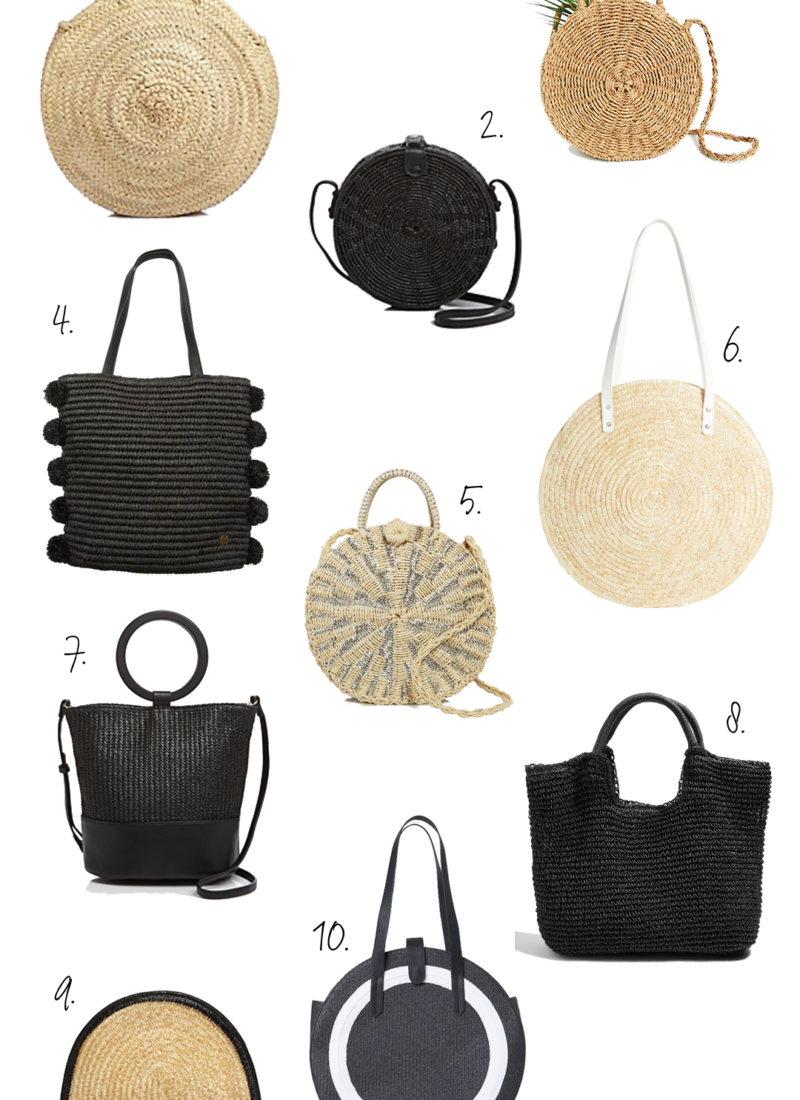 My Favorite Straw Bags Right Now (Under $100!!)