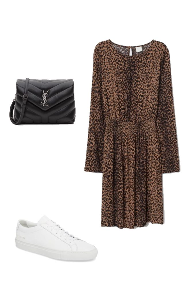 transitional leopard dress
